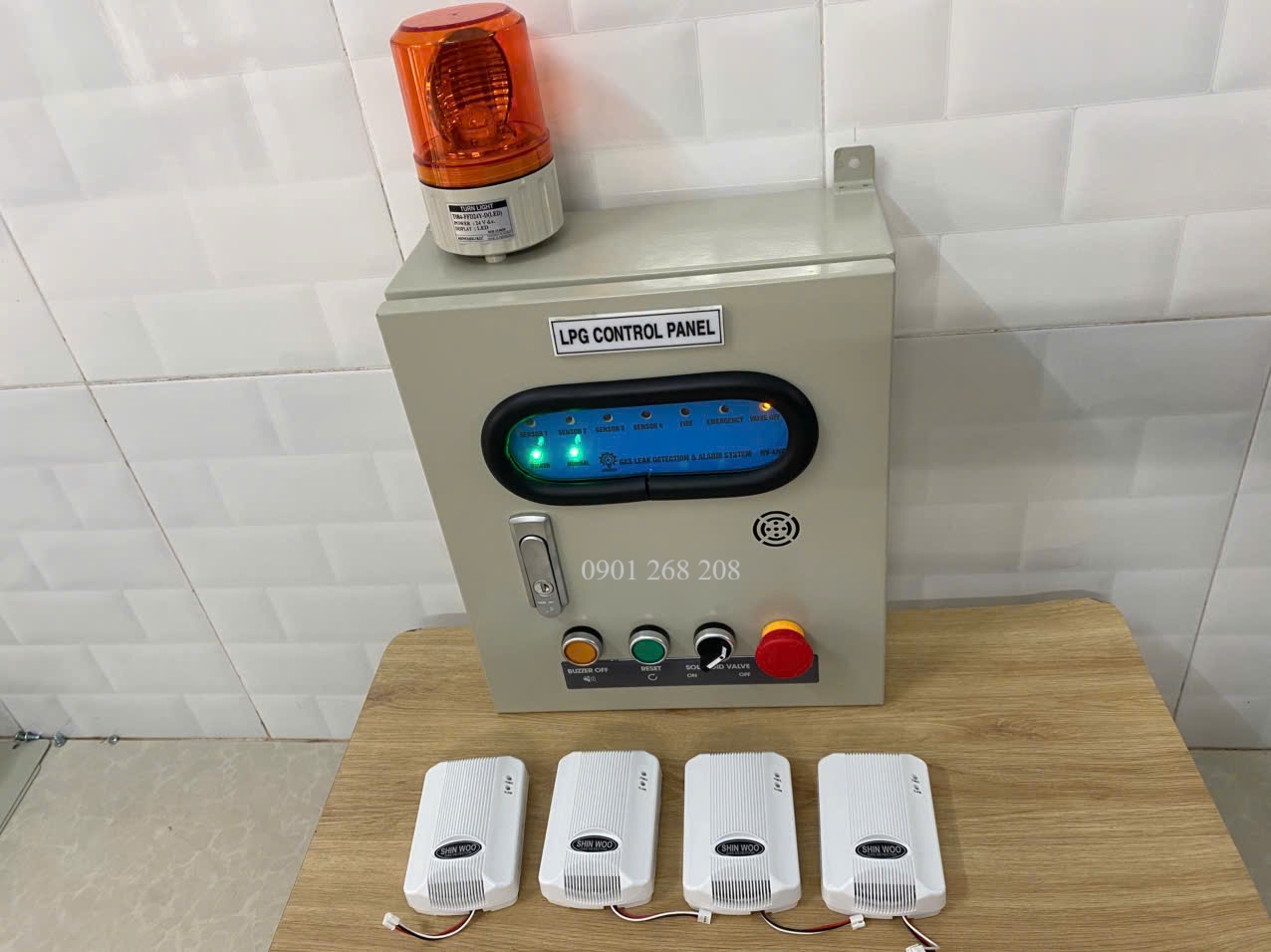 tu canh bao ro ri gas co ket noi pccc